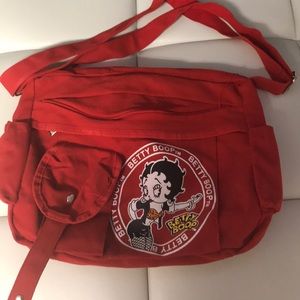 Bettyboop red shoulder bag